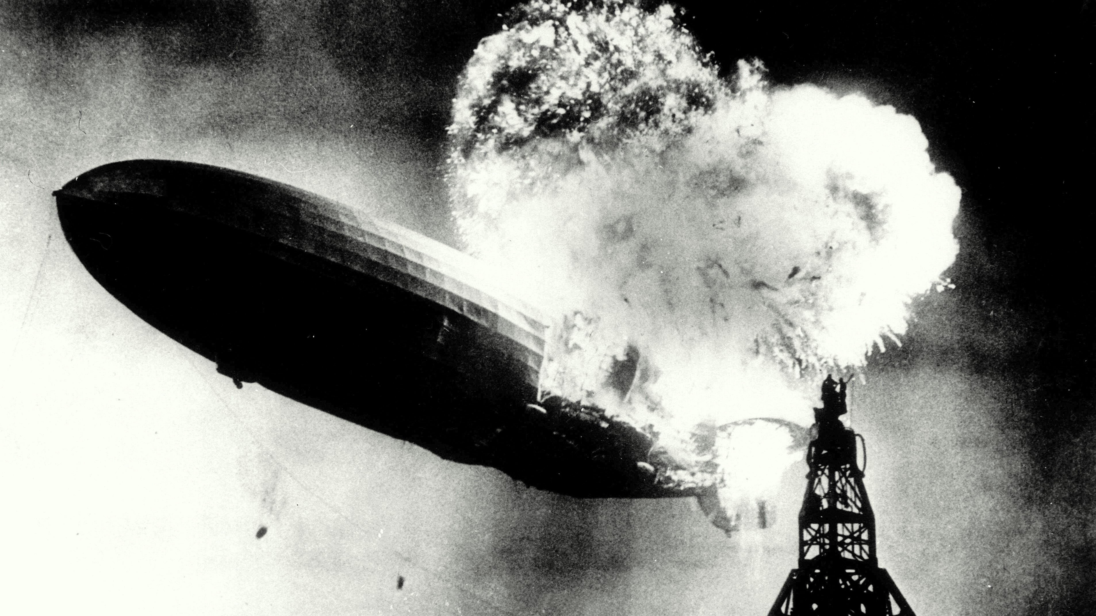 vybuch vzducholode Hindenburg